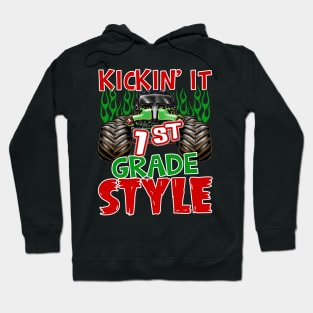 Kickin it 1st Grade Back to School Teacher Hoodie